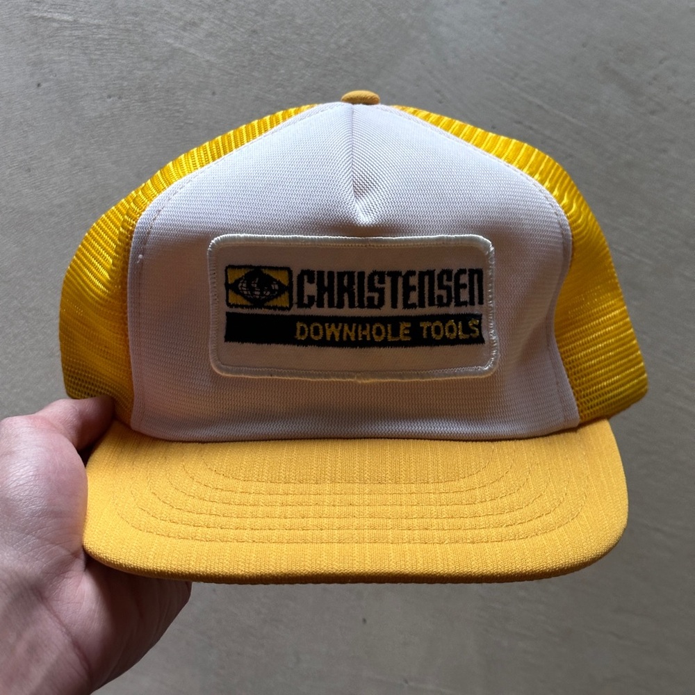 vintage christensen downhole tools trucker hat